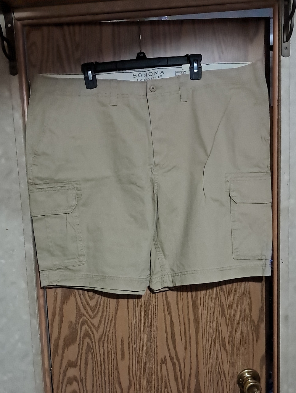 Sonoma Men's Tan Cargo Shorts